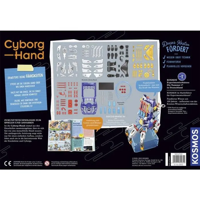 Kosmos Bras robotisé Cyborg-Hand kit à monter, robot de jeu 620844-2