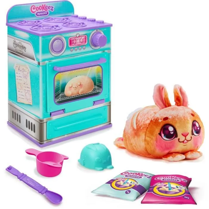 Fabrique à Pâtisserie Bleue - MOOSE TOYS - COOKEEZ MAKERY - Four interactif, peluche parfumée et accessoires-3