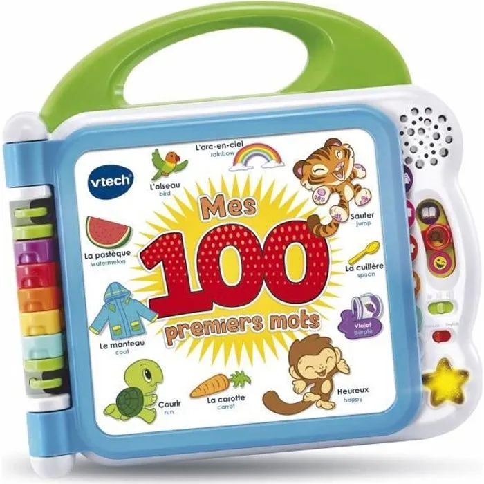 Livre Interactif - VTECH - Mon Imagier Bilingue - 100 Mots - Bébé - 3 Modes de Jeu-0
