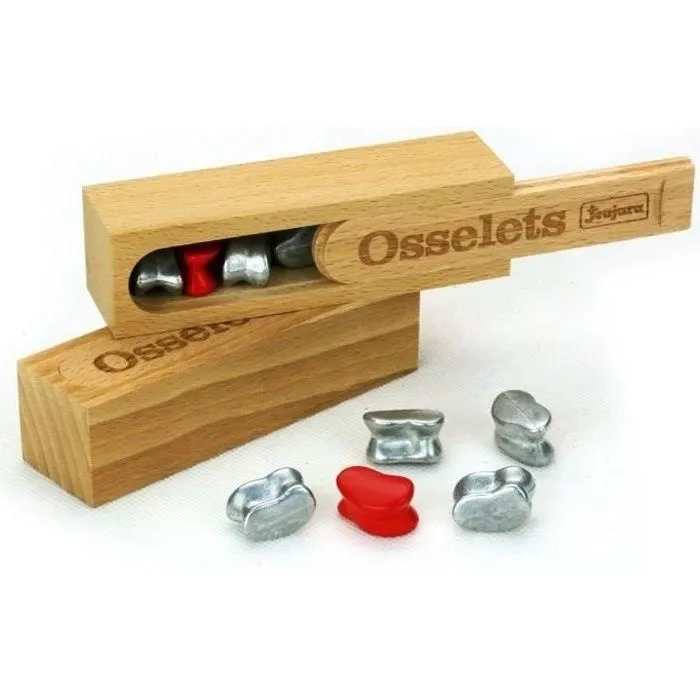 Jeu de société traditionnel - JEUJURA - Osselet - Mixte - Intérieur - Marron-0