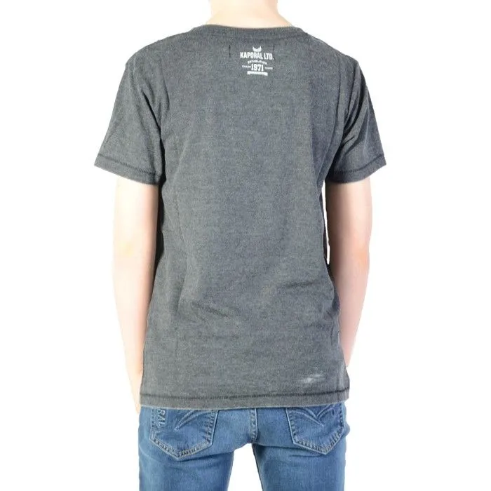 T-shirt Kaporal  Dumb Black - Gris-1