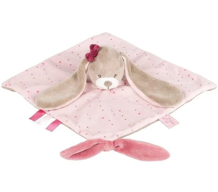 Doudou Nina Le Lapin - NATTOU - Marionnette - Mixte - Dès la naissance-1