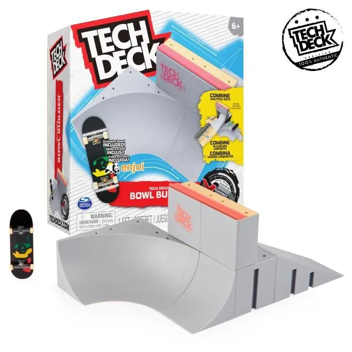 FINGER SKATE - TECH DECK STARTER SET X-CONNECT - 6061840 - Skateparks modulables Avec 1 Fingerskate & Accessoires - Modèle aléatoire-1