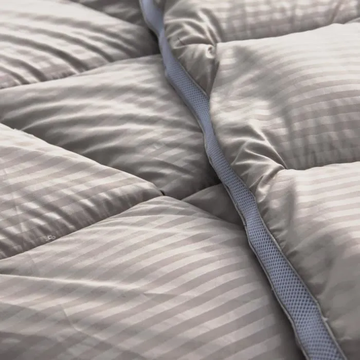 Couette Luxe Taupe 140x200 | Thermorégulatrice | Adaptable à tout couchage-2