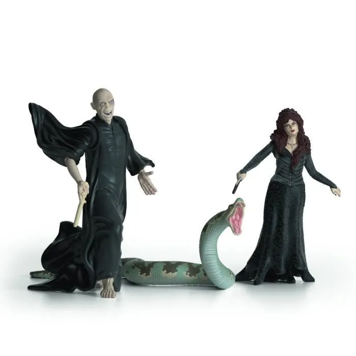Coffret figurines Voldemort, Nagini et Bellatrix, Schleich 42684 Harry Potter®, Pour enfant dès 6 ans-1
