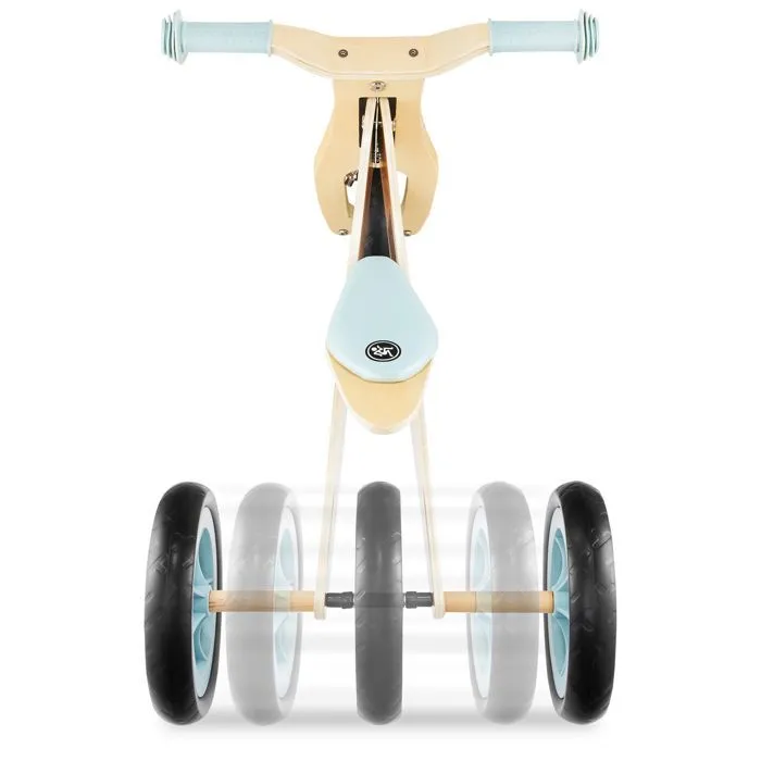 Draisienne Enfant en bois et Tricycle Evolutif 2en1- HyperMotion PERCY- 3 ou 2 Roues- Jusqu'à 30 KG- Premier Vélo- Bleu-4