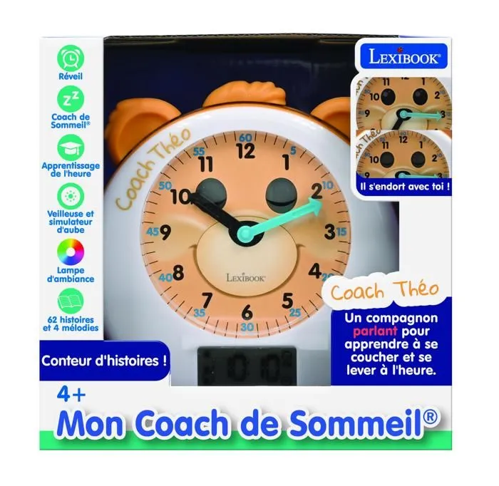 THEO mon Réveil Éducatif Coach de Sommeil avec Conteur d'Histoires et Lumières (version FR)-4