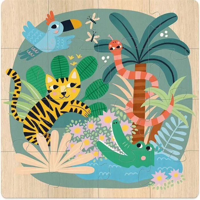 Vilac - 3 puzzles Terre Mer Ciel-3