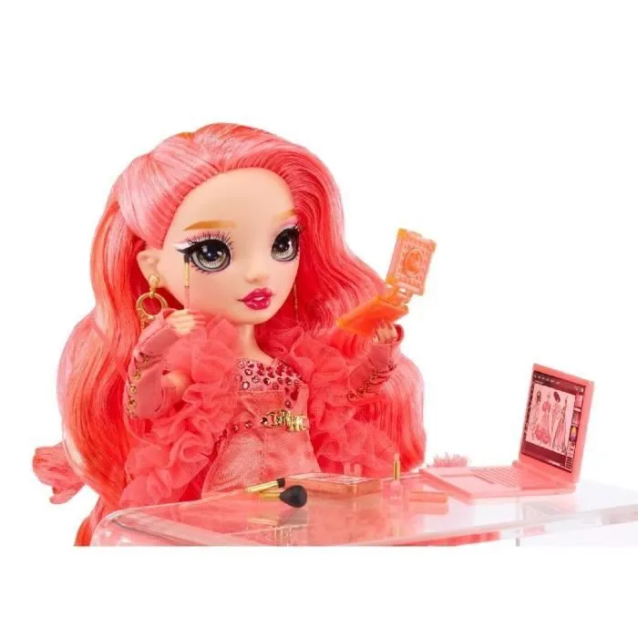 Rainbow High S23 Fashion Doll - Poupée 27 cm Priscilla Perez (Rose) - 1 tenue, 1 paire de chaussures et des accessoires-4