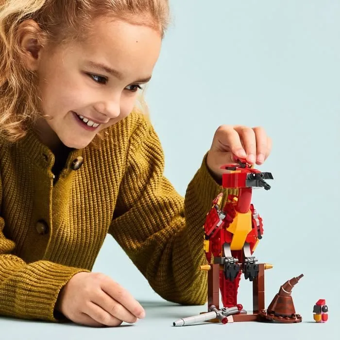 LEGO Harry Potter 76448 Fumseck : Le Phénix de Dumbledore - Jouet Pour Fille Dès 8 Ans-4
