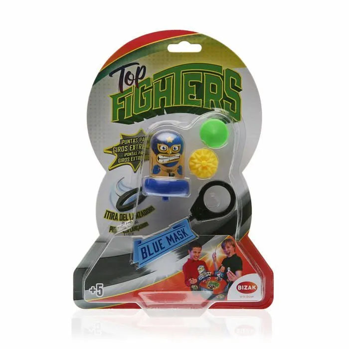 Toupie - toupie de competition - arene - lanceur Bizak - 35000058 - Top Fighters Pack Basique modeles aleatoires (), Assorti-0