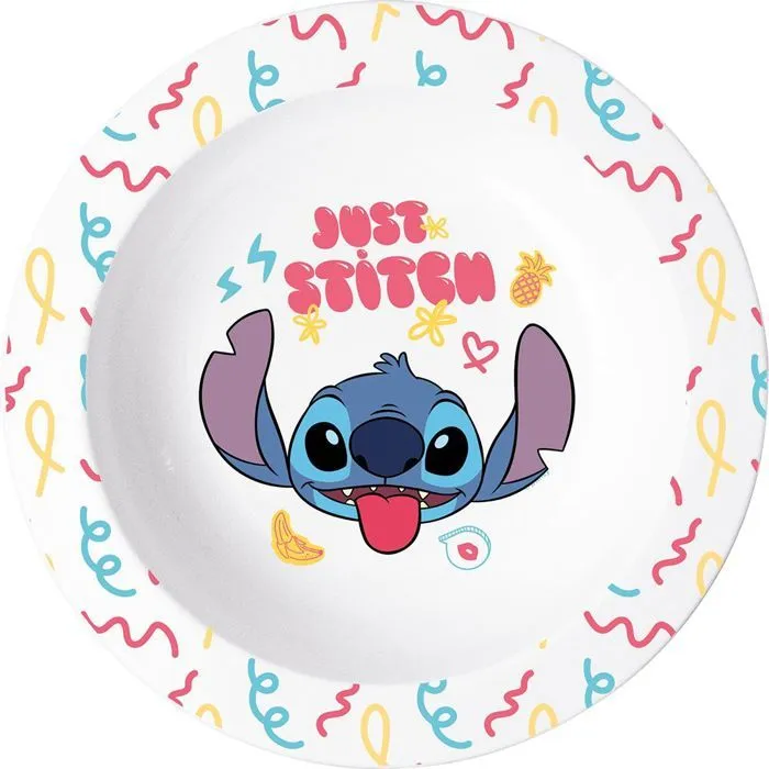 Bol Stitch Disney en mélamine micro ondable-0