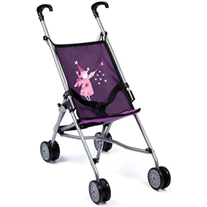 Poussette Canne Pourpre - Bayer Design - Pour les poupées jusqu'à 46cm - Age minimum : 3 ans-0