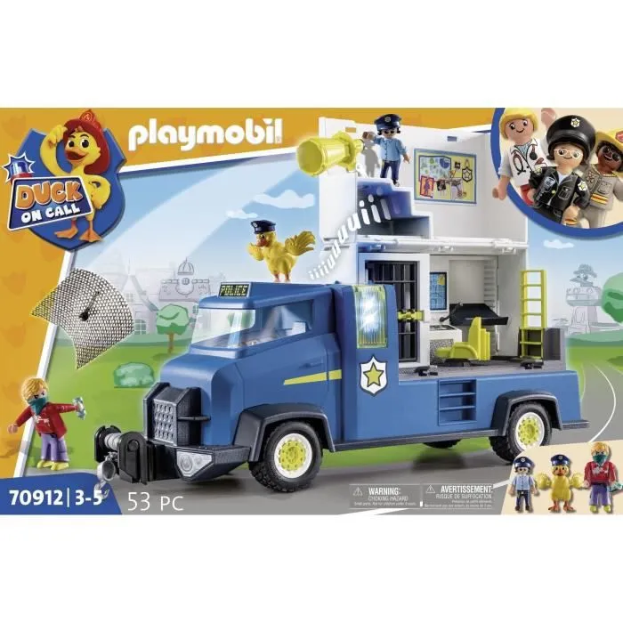 Playmobil - 70912 - Duck on Call - Police Fourgon-8