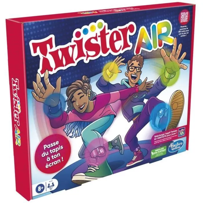 Twister Air, jeu Twister avec appli RA, se connecte aux smartphones et tablettes, jeux actifs de groupe, dès 8 ans-4