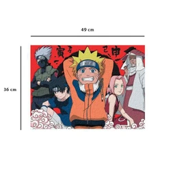 Puzzle 500 pièces - Nathan - Les aventures de Naruto - Dessins animés et BD-2