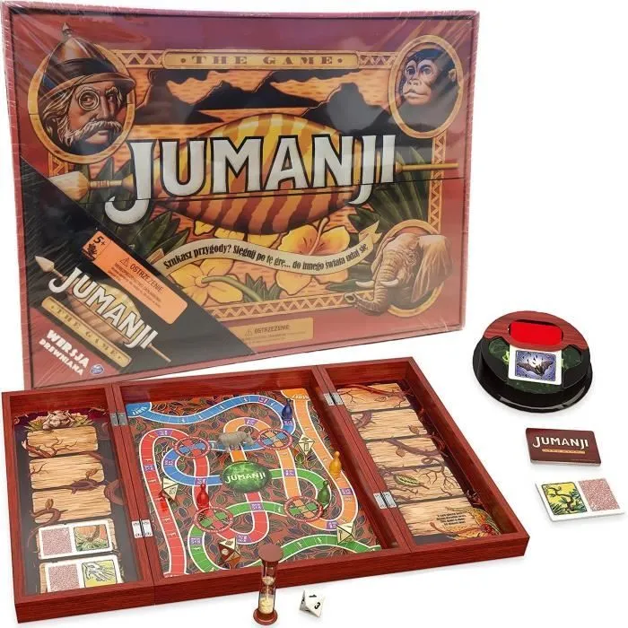 Jumanji Social Game Wooden Edition Spin Master-0