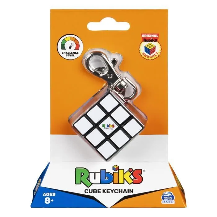 Jeu casse-tête Rubik's Cube 3x3 porte-clés - RUBIK'S - Multicolore - Adulte - Garantie 2 ans-3