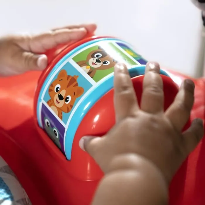 BABY EINSTEIN Aire d'Eveil à Rebonds Ocean Explorers - Petit Avion, Jouets interactifs multilingues, Siège pivotant à 360 degrés-8