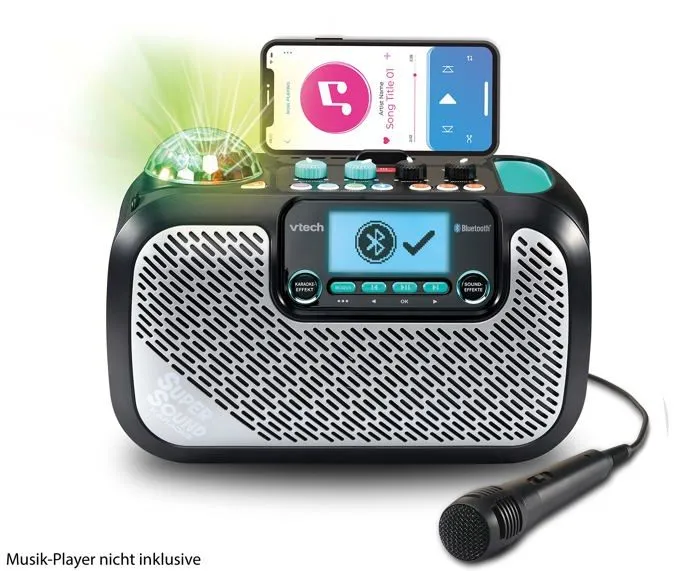 Micro - karaoke Vtech - 80-547404 - Supersound Karaoke , Version Allemand-2