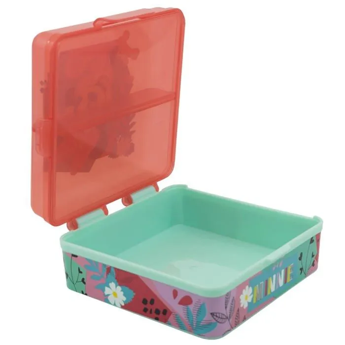 Lunch box - boite a repas Stor - 74493 - BOITE A LUNCH MULTI-COMPARTIMENTS | CUADRADA MINNIE MOUSE BEING MORE MINNIE MOUSE-2