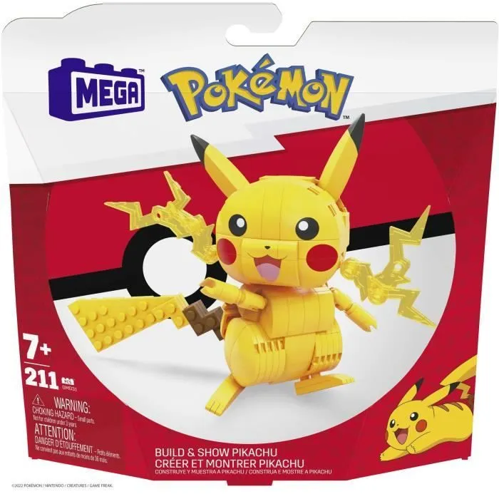 Mega Construx - Pokemon Pikachu à construire - Briques de construction - 7 ans et + GMD31-5
