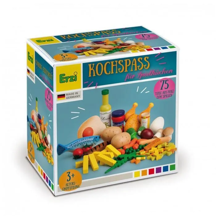 Erzi - Set d'aliments en bois 75 pcs-3