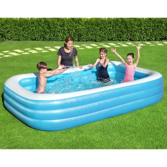 Bestway Piscine gonflable 305x183x56 cm, piscine gonflable, piscine familiale,, piscine de jardin, piscine hors sol 3202496-0