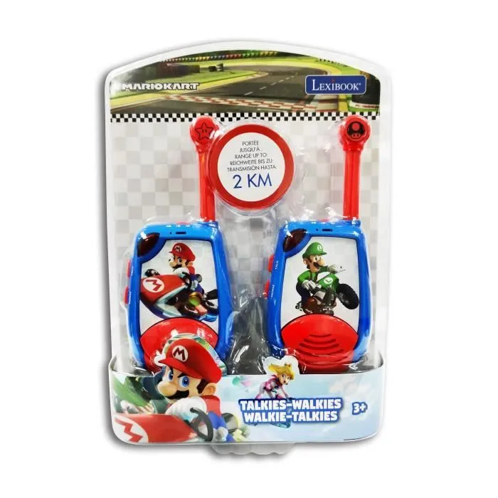 Talkie-Walkies Digitaux Mario Kart - LEXIBOOK - Portée 2km - Fonction morse lumineux-4