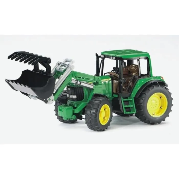 Tracteur JOHN DEERE 6920 avec fourche BRUDER - Jouet pour enfant de 3 ans et plus-0