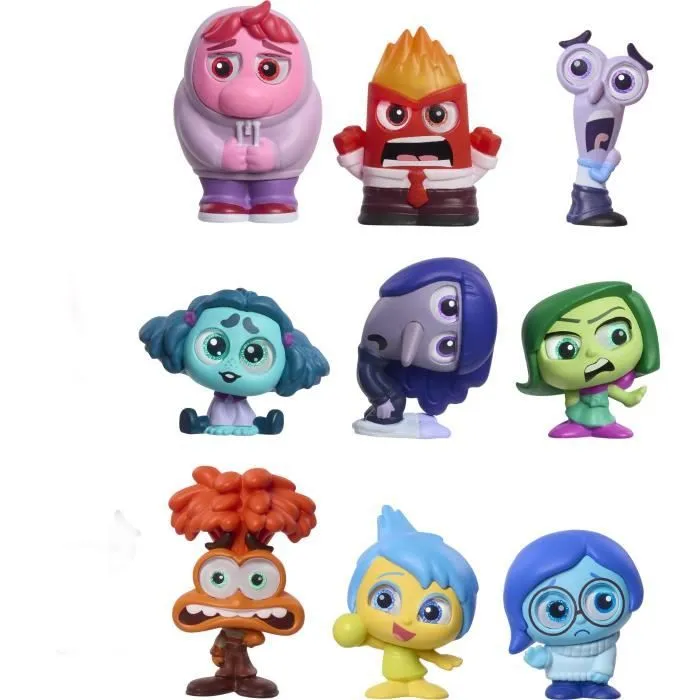 Figurines à collectionner - DISNEY PIXAR Doorables - Coffret Collector Vice-Versa 2 - 9 figurines exclusives inspirées du film-2