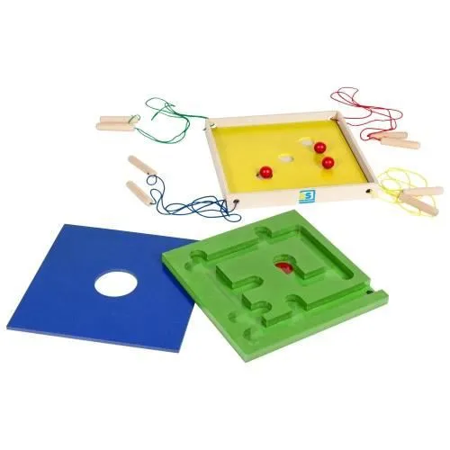 Jeu de coordination - BUITENSPEEL - 3 parcours - Extérieur - Enfant - Mixte-0