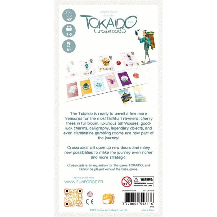 Jeu de plateau - FUN FORGE - Tokaido - Extension Crossroads - Cerisiers en fleurs - Objets légendaires-2