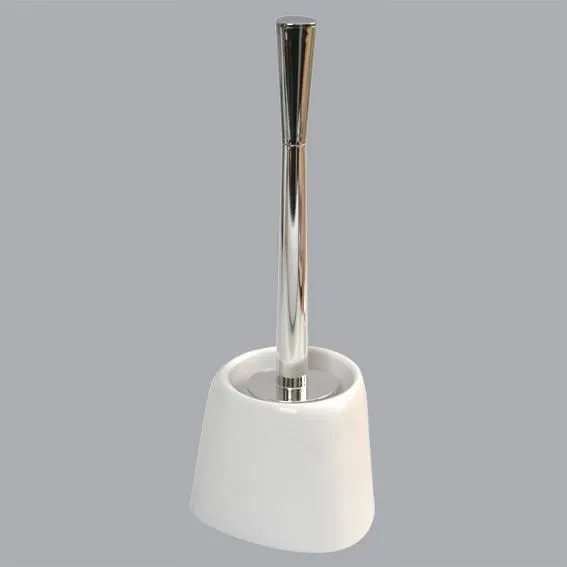 Brosse de toilettes WC Happy Blanc-0