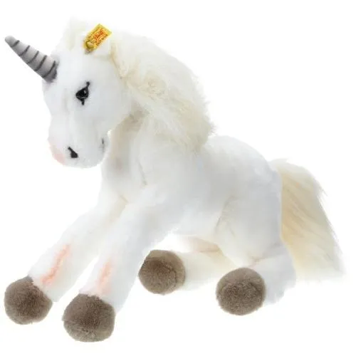 Peluche STEIFF STARLY LICORNE BLANC 35 CM - Import Allemagne-0