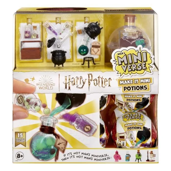 Miniverse - Harry Potter - Boîte complète avec les 15 minis potions à créer - Jeu de loisir créatif - 8 ans et plus - Non comestible-0