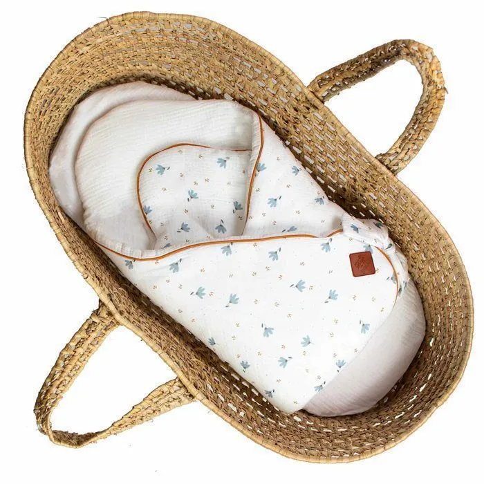 Gigoteuse d'emmaillotage en gaze de coton Bleuet - SEVIRA KIDS - Naissance - Multicolore - Mixte-0