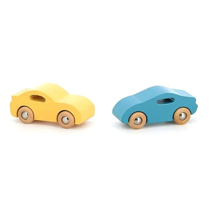 Vilac - Coffret de 4 voitures en bois Super cars-4