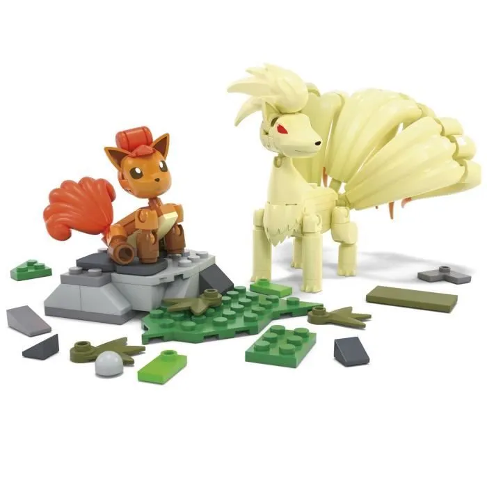 MEGA-Pokémon-Évolution Goupix-Coffret de 2 figurines et 145 pièces HTH79-4