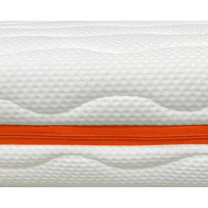 Matelas 90X180 LIT ENFANTS Épaisseur 18 CM NUKA - Mousse,Déhoussable, idéal pour le lit cabane-2