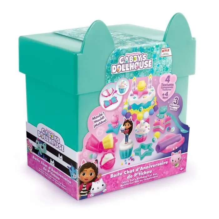Canal Toys - GABBY ET LA MAISON MAGIQUE - La Boîte Chat d'anniversaire de P'tichou - GAB 015-5