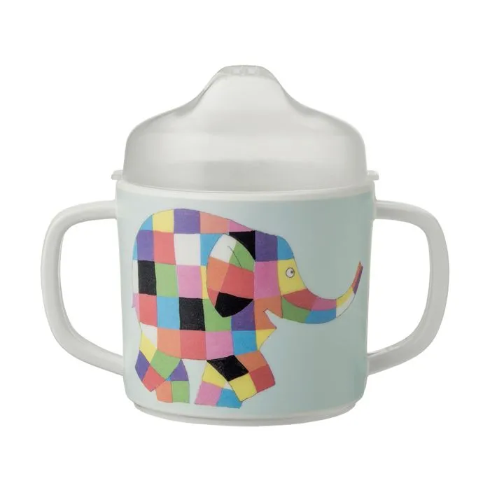 Tasse deux anses antidérapante - Elmer - Coloris Unique - Pour enfant - 160 ml-1