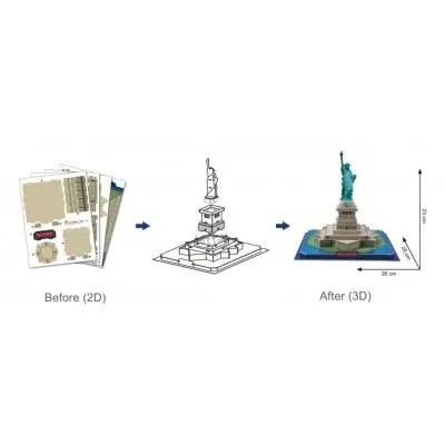 Puzzle 3D - New-York : Statue de la Liberté-2
