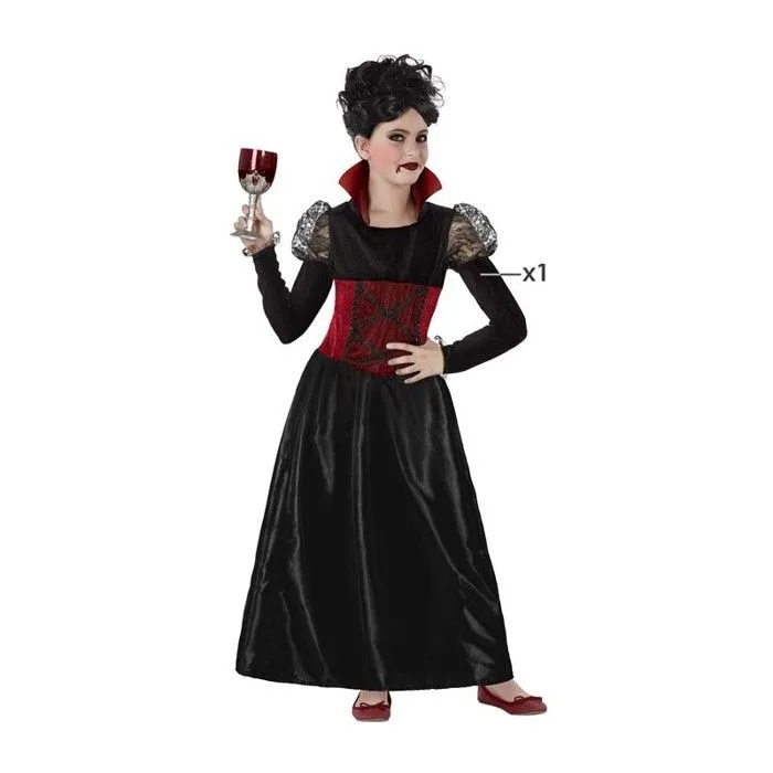 Déguisement classique de vampire pour fille - ATOSA - Robe - Multicolore - Intérieur-1