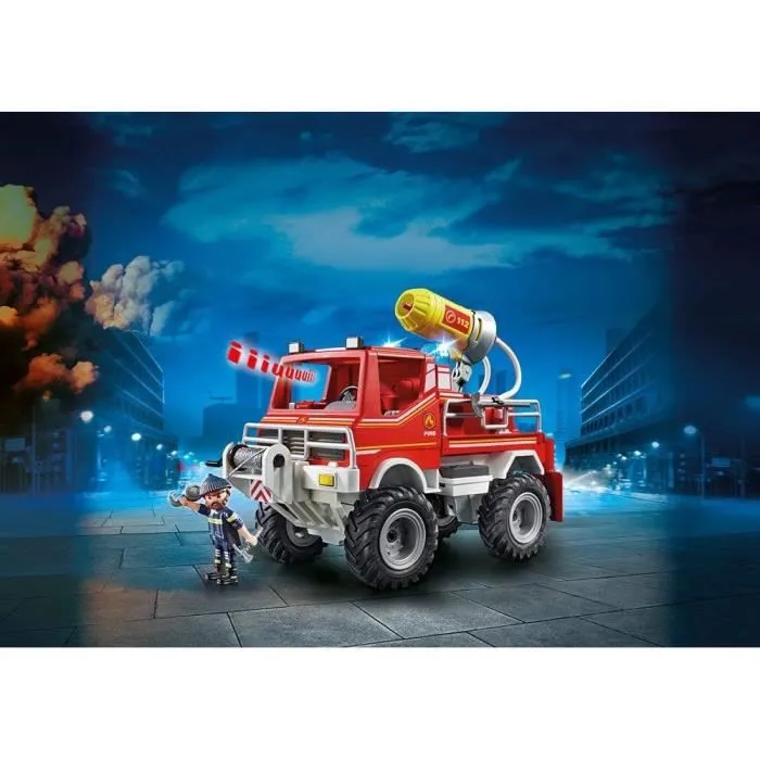 PLAYMOBIL - 9466 - City Action - 4x4 de pompier avec lance-eau-1