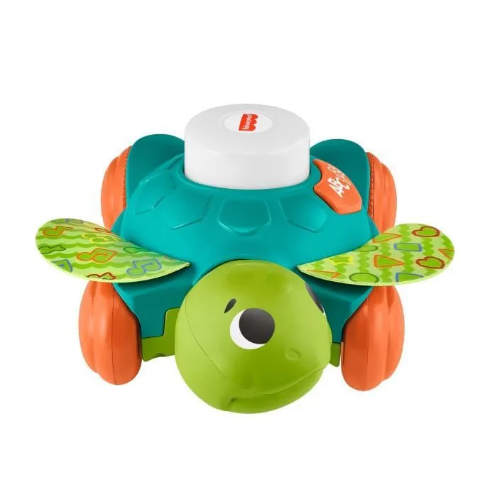 Jouet d'éveil Fisher-Price Linkimals Manu la tortue pour bébé dès 9 mois-1