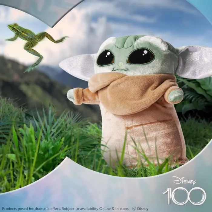 Mascotte Star Wars Grogu Baby Yoda Platinum Mandalorian 25 cm Disney-3