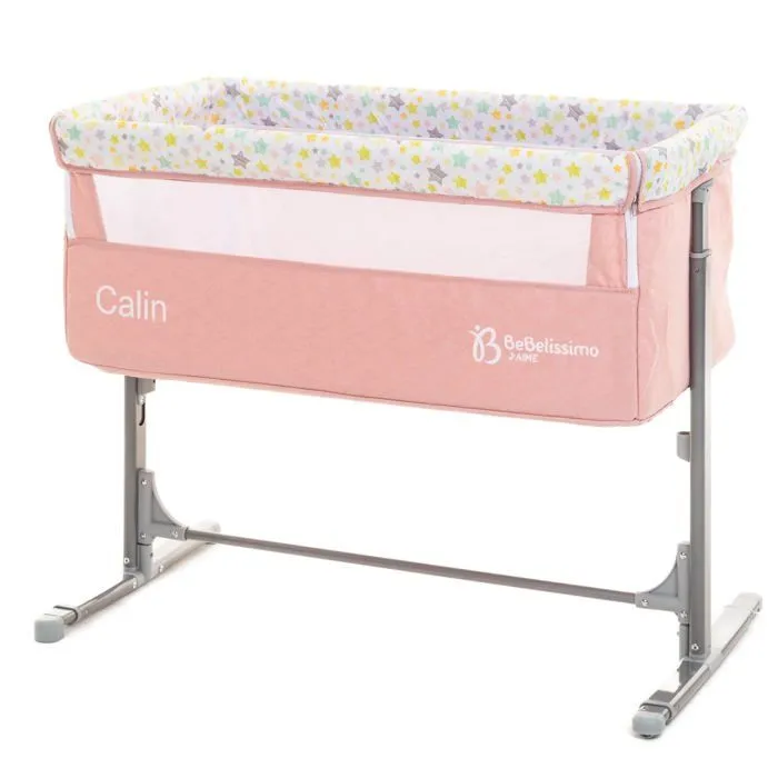 BEBELISSIMO - Lit Cododo - berceau bébé - lit bébé - Calin - dès la naissannce - rose-0