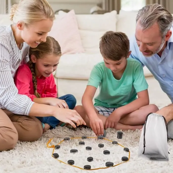 Jeu d'échecs magnétique - PIMPIMSKY - Jeux d'échecs magnétique - Noir et jaune - 9 ans et plus-1