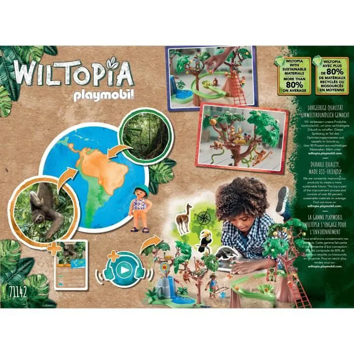 PLAYMOBIL - 71142 - Wiltopia - Aire de jeu tropicale de la jungle-4